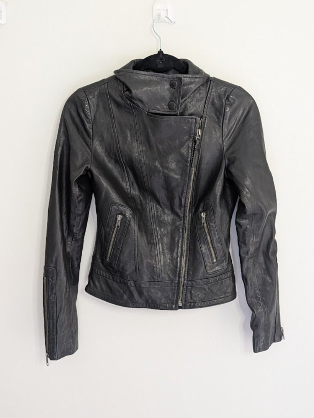 Mackage x Aritzia Kenya Leather Moto Jacket XS